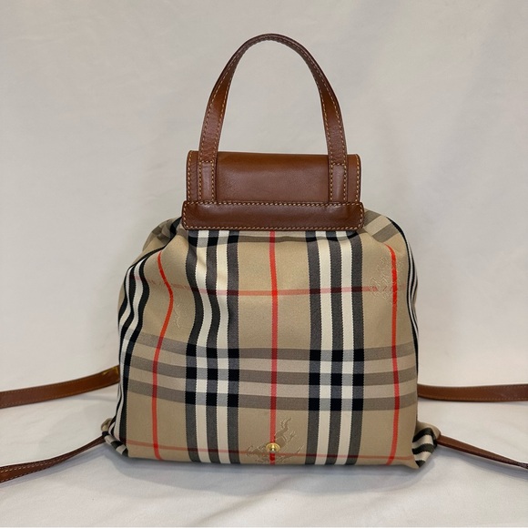 Authentic Burberry Nylon Drawstring Backpack - Picture 2 of 7